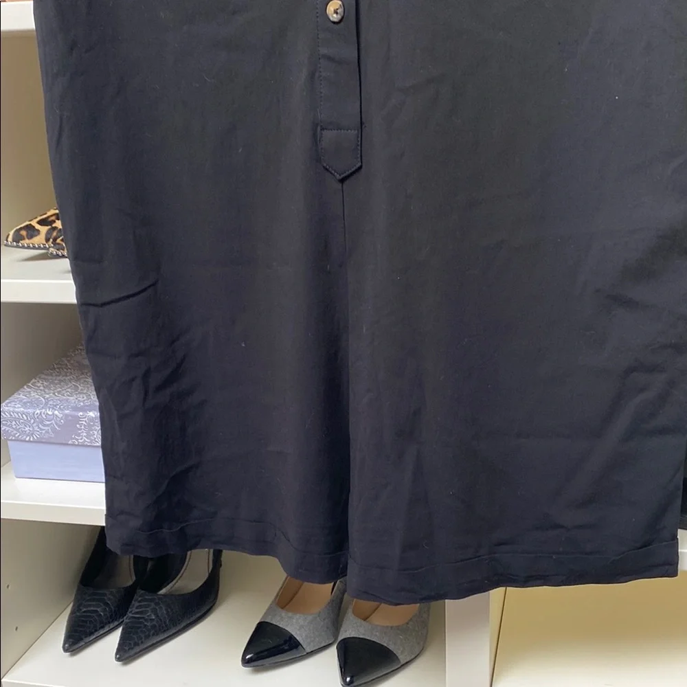 APRICOT Black Buttoned Romper with Side Pockets.  Size 6. NWOT - Picture 6 of 11